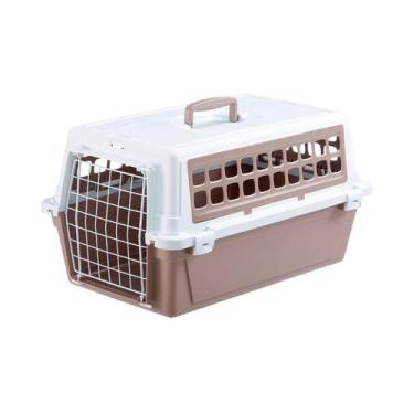 Imagem de Caixa de Transporte Atlas Trendy Ferplast para Cães e Gatos Cinza