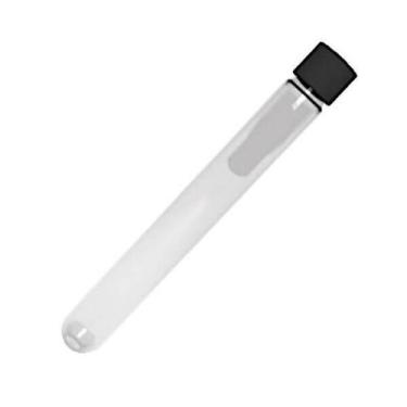 Imagem de Tubo de Ensaio Vidro c/Tampa Rosca Baquelite - Global Trade, 36mL (18x
