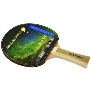 Imagem de Raquete Tenis De Mesa Gold Sports Navi, Único, Colorido, Unissex