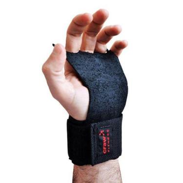 Imagem de Luva Grip Preta 3 furos - Par (2 Unidades) - Craw fitness - protezione