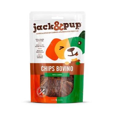 Imagem de Petisco Jack&Pup Chips Bovino para Cães