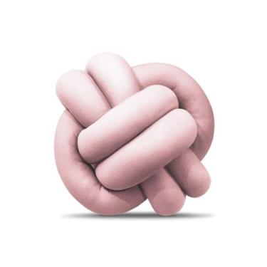 Imagem de Almofada Nó Nózinho Para Casa Decoração - Rose - VKAZA