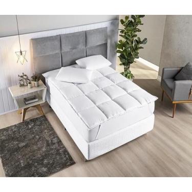 Imagem de Pillow Top Protetor de Colchão Suavitec Queen 200 Fios - Doce Lar Enxo