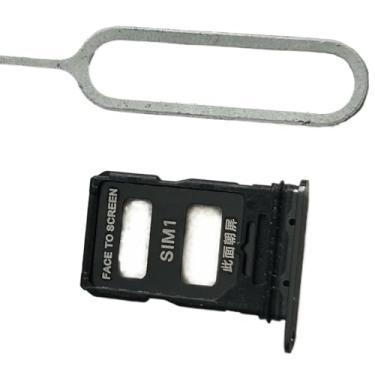 Imagem de zhxchzhi Suporte para leitor de bandeja de cartão SIM duplo OEM + pino de substituição para Xiaomi 14 peças preto