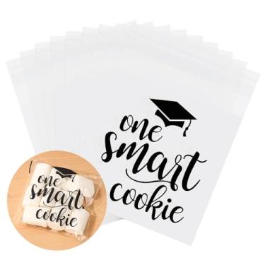 Imagem de Whaline 320 peças de sacos autoadesivos de formatura, um pequeno saco de presente de celofane para biscoitos, sacos de doces transparentes, sacos de plástico para brindes de parabéns, festa de