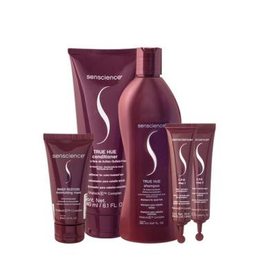 Imagem de Kit Senscience True Hue Inner CPR Home Care Ampola (5 produtos)
