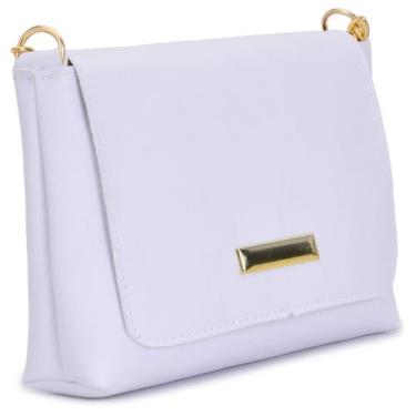Imagem de Bolsa Feminina de Mão e Transversal Branco - Bellasoph