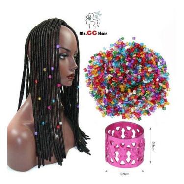 Imagem de 10 Anéis Para Enfeite De Trança Box Braids Jumbo E Twist - oem