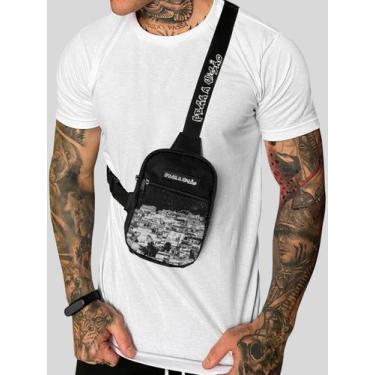 Imagem de Shoulder Bag Bolsa transversal Lateral de Ombro Favela - MP Moda Mascu
