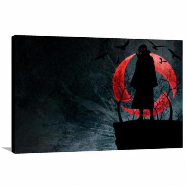 Imagem de Quadro decorativo Naruto - Uchiha Itachi - Tela em Tecido - Wall Frame