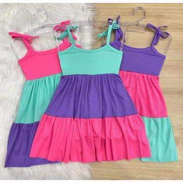 Imagem de Vestido Infantil menina três maria Multicolorido - BABY MODAS0, 6