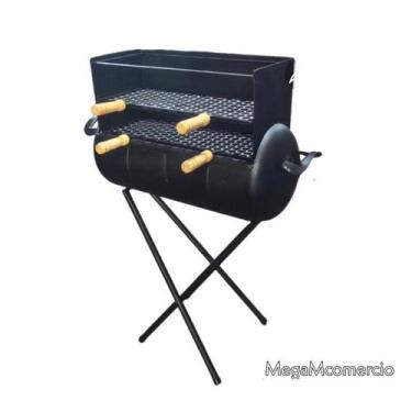 Imagem de Churrasqueira para ESPETINHOS Portátil com pés dobrável - MEGA M