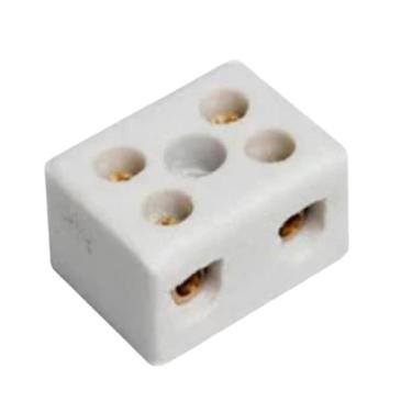 Imagem de Conector Em Porcelana Sindal Bifásico 6mm 8607 - Brasfort