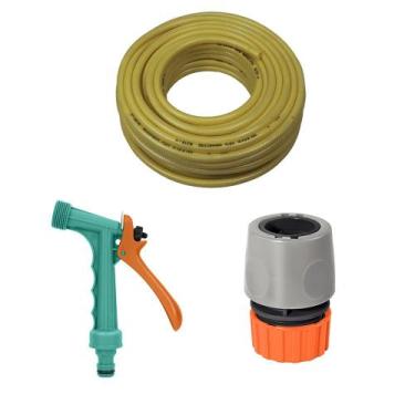 Imagem de Kit Mangueira de Jardim 1/2 pol 90m + Esguicho Tramontina - brand