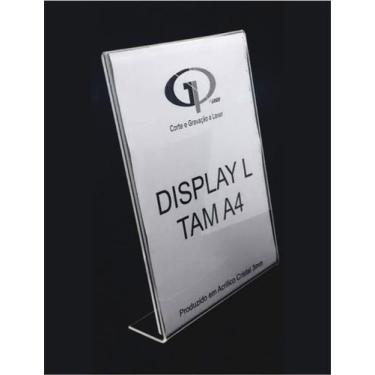 Imagem de Display de Mesa para Papel A4 em Acrílico Legítimo - GP LASER