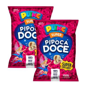 Imagem de Kit 2 Pipoca Doce Plinc Super 100g