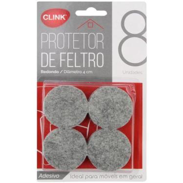 Imagem de Protetor Para Móveis Pé de Mesa e Cadeira em Feltro - Clink, 8 peças r