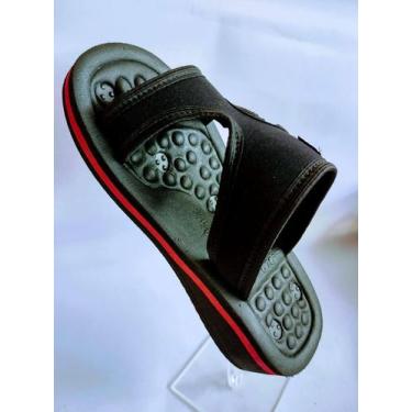 Imagem de Chinelo perfil Anabela magnético - Kenko Zori, Vermelho, 43/44