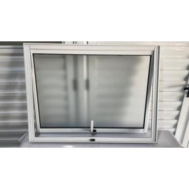 Imagem de Vitrô Maxim Ar (A) 60 X 80 (L) Alumínio Branco Vidro Mini-Boreal Linha