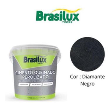 Imagem de Cimento queimado perolizado diamante negro 3kg brasilux