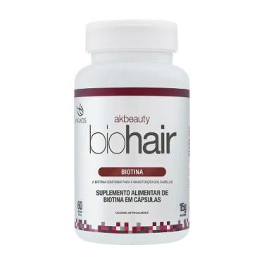 Imagem de Biohair Akmos + Fortalecimento Cabelo, Pele e Unha 1 Frasco 60cap