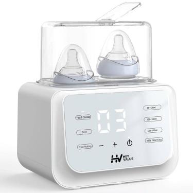 Imagem de Aquecedor de mamadeiras HEYVALUE 8 em 1 Fast Warming 24H Keep Warm