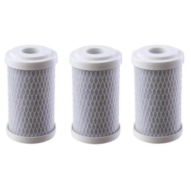 Imagem de Kit 3 Refil Filtro 5'' De Carbon Block Ativado Remove Cloro - BBI