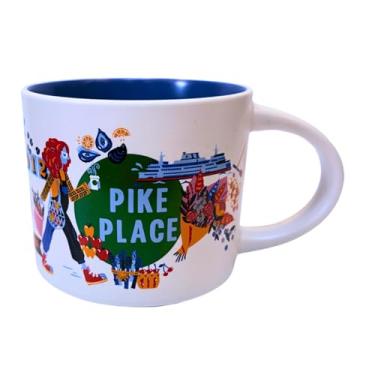 Imagem de Starbucks Caneca de cerâmica Discovery Series Pike Place, 400 ml