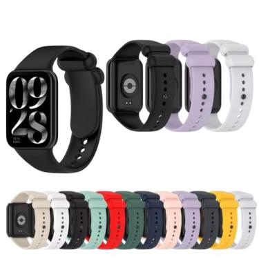 Imagem de Pulseira Silicone Borracha Para Xiaomi Smart Mi Band 8 Pro DM ACESSÓRIOS (BRANCO)