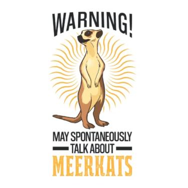 Imagem de Meerkat Notebook: Warning May Spontaneously Talk About Meerkats / 6x9 Inches / 120 graph Sites