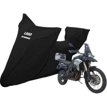 Imagem de Capa Sob Medida Moto Bmw F 800 F800 Gs Top Case Baú Central (Preto)