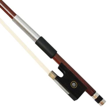 Imagem de Arco Estudante Cromado Redondo Maçaranduba Violino 4/4 - Orquezz