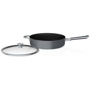 Imagem de Frigideira para Refogadas Antiaderente 5 Litros com Tampa de Vidro, Ninja C50150, Cinza