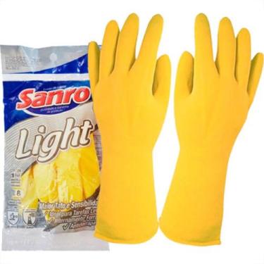 Imagem de Luva Sanro Light Amarela .G...