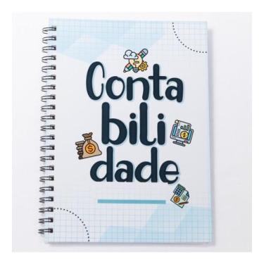 Imagem de Caderno Universitário 100fls Contabilidade Profissões - Serv Color, Co