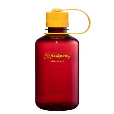 Imagem de Nalgene Garrafa de água Sustain Tritan livre de BPA feita com material derivado de 50% de resíduos de plástico (usando equilíbrio de massa certificado ISCC), 473 ml, boca estreita, Laker