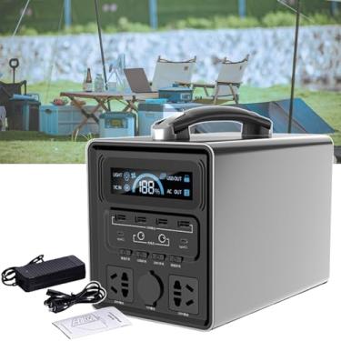 Imagem de KKSOUFX 500w EstaçãO De Energia PortáTil De 256/384 Wh,Suporta Ac/Dc/Usb/Tipo C/Carregador De Carro,Suporta Carregar 11 Dispositivos Ao Mesmo Tempo,Para Camping, Viagens, Energia De EmergêNcia
