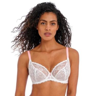 Imagem de Freya Sutiã feminino com aro e decote profundo branco, Branco, 28DD