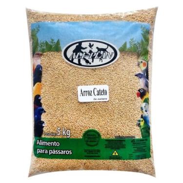 Imagem de Arroz Cateto Para Pássaros Pacote 5kg Aliplan