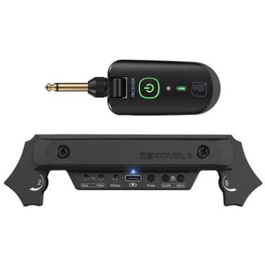 Imagem de Captador de Guitarra Acústica Sem Fio SUNYIN - Recarregável e Preto