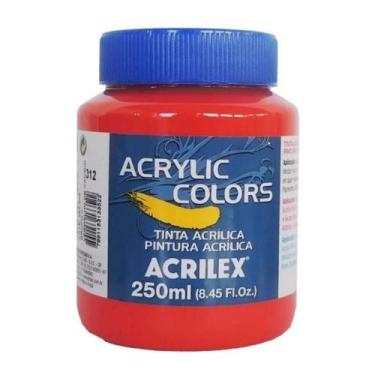 Imagem de Tinta Acrylic Colors 250ml G1 312-vermelho Acrilex, 312 - VERMELHO DE 
