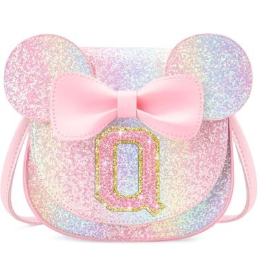 Imagem de OYLOLA Presentes de aniversário para meninas de 3, 4, 5, 6, 7 e 8 anos, bolsa infantil para meninas pequenas, presente para meninas, Cor rosa brilhante