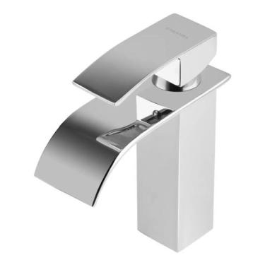 Imagem de Torneira banheiro monocomando cromada cascata baixa - Zaganza