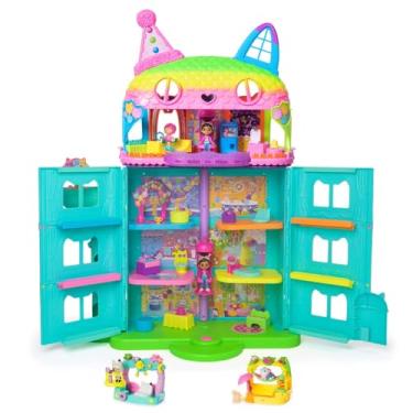 Imagem de SUNNY, Gabby's Dollhouse, Playset Celebração Casa da Gabby, Com Rooftop e 2 Varandas