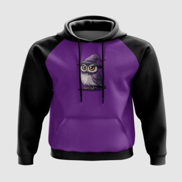 Imagem de Blusa com Capuz Coruja Chapéu de Bruxa - A Fabriqueta, GG