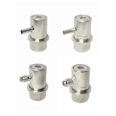 Imagem de Fabricação caseira de cerveja Heavy Duty Stainless Steel Ball Lock Corny Keg Disconnect Gas & Liquid (MFL/Barb) Cornelius Style Home Brew Beer Kegging Heavy Acessórios para vinho(Gas MFL)