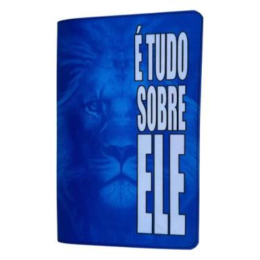 Imagem de Bíblia Nvi Leão Azul É Tudo Sobre Ele com Indice - CENTRAL