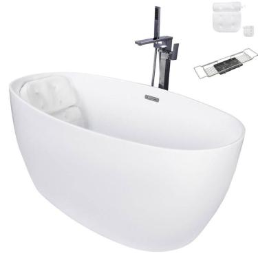 Imagem de Kit Banheira Imersao Freestanding Luxo 1.50M Mist Cromado