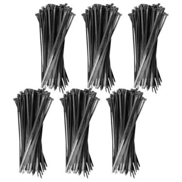 Imagem de Kit Abraçadeira Nylon 283 x 4,8 mm 6 Pacotes Preta - FRONTEC