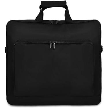 Imagem de Capa macia para avental Masonic Regalia Premium (MM/WM, Provincial) Tecido preto à prova d'água – Bolsas e estojos maçônicos, Preto, (18" x 16")